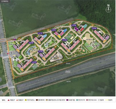 인천영종A24BL잔여세대추가모집공고 단지배치도