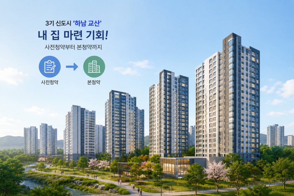 3기 신도시 ‘하남 교산’ 내 집 마련 기회! 사전청약부터 본청약까지 본문이미지