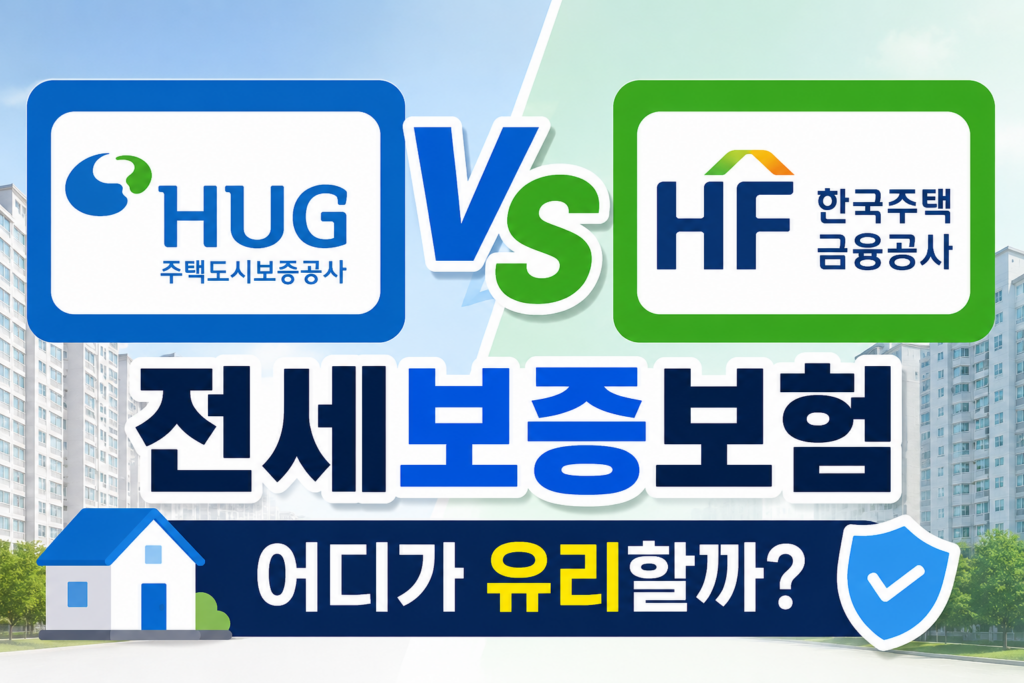 HUG(주택도시보증공사) vs HF(한국주택금융공사) 전세보증보험 나에게 맞는 것은 대표이미지