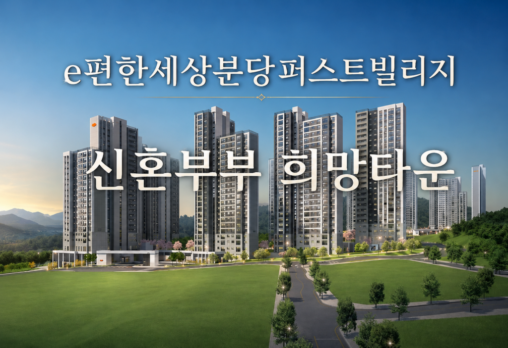 e편한세상분당퍼스트빌리지 신혼부부 희망타운 대표 이미지