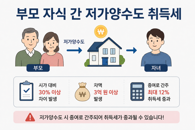 부모 자식 간 저가양수도 취득세, 2026년 달라지는 7가지 핵심 기준 총정리 대표이미지